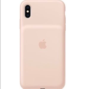 Iphone XS Pink Sand Charging Case